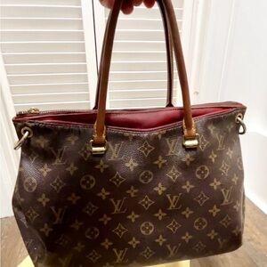 AUTHENTIC Louis Vuitton Monogram bag with cherry interior